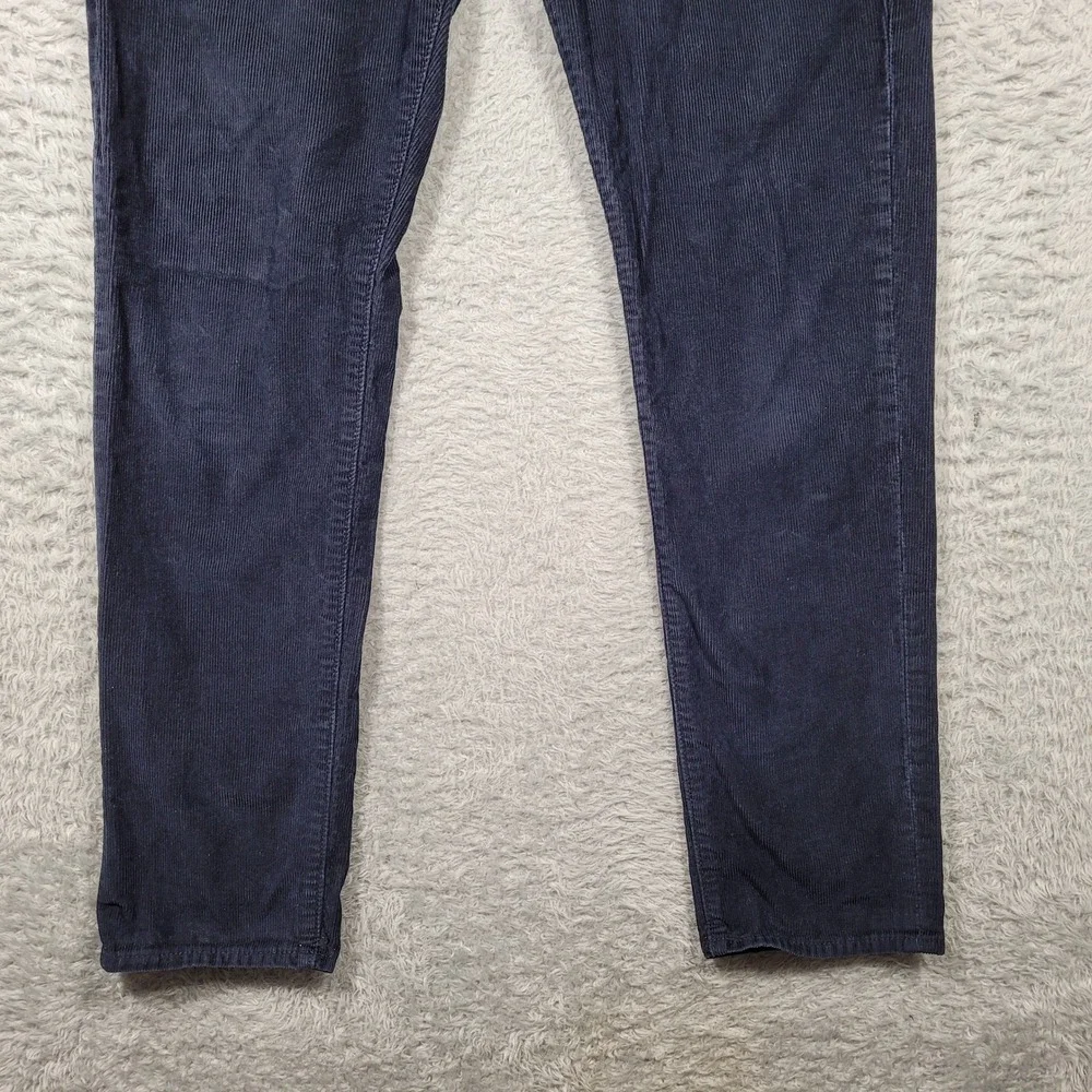 J.Crew 484 Slim Mens 30x30 Navy‎ Blue Corduroy Pants
